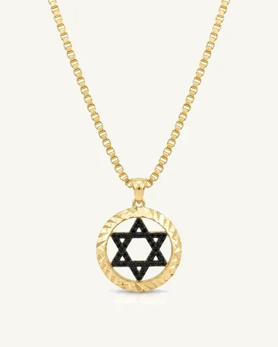 שרשרת מגן מושחר
